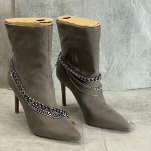 INC INTERNATIONAL CONCEPTS Women's Taupe Micro Reanna Pointed-Toe Stiletto READ